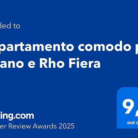Appartamento Comodo Per Milano E Rho Fiera Exterior foto